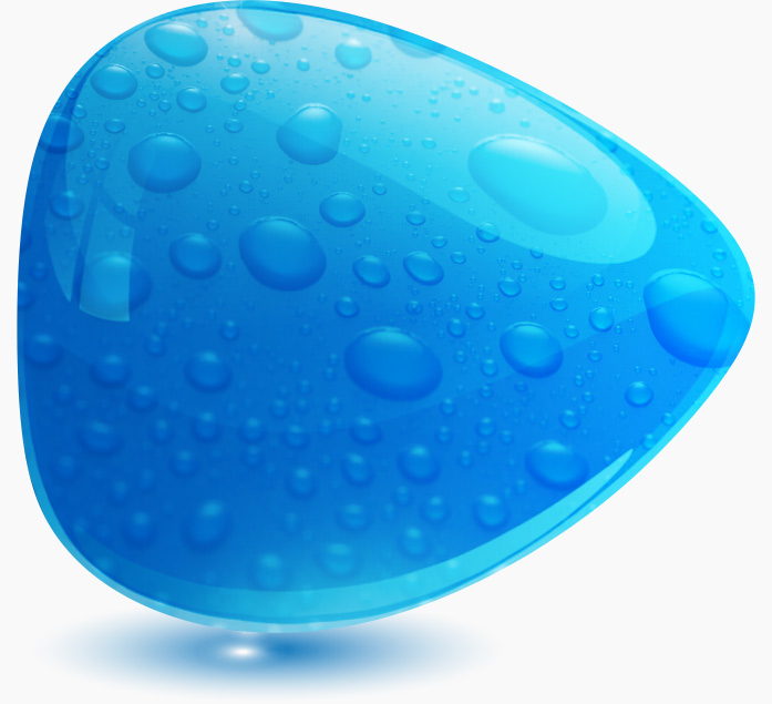 Decorative droplet image